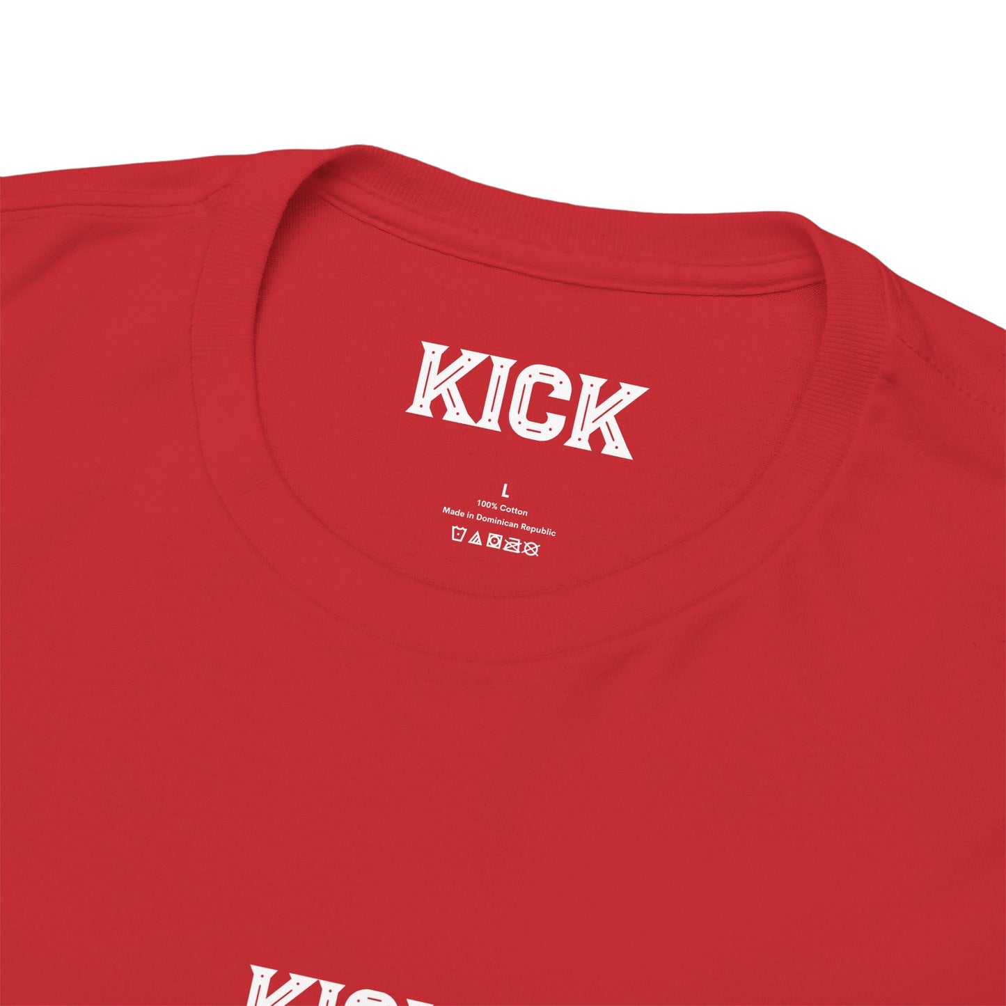 Printed Tee — "Burn Baby Burn" (Red)