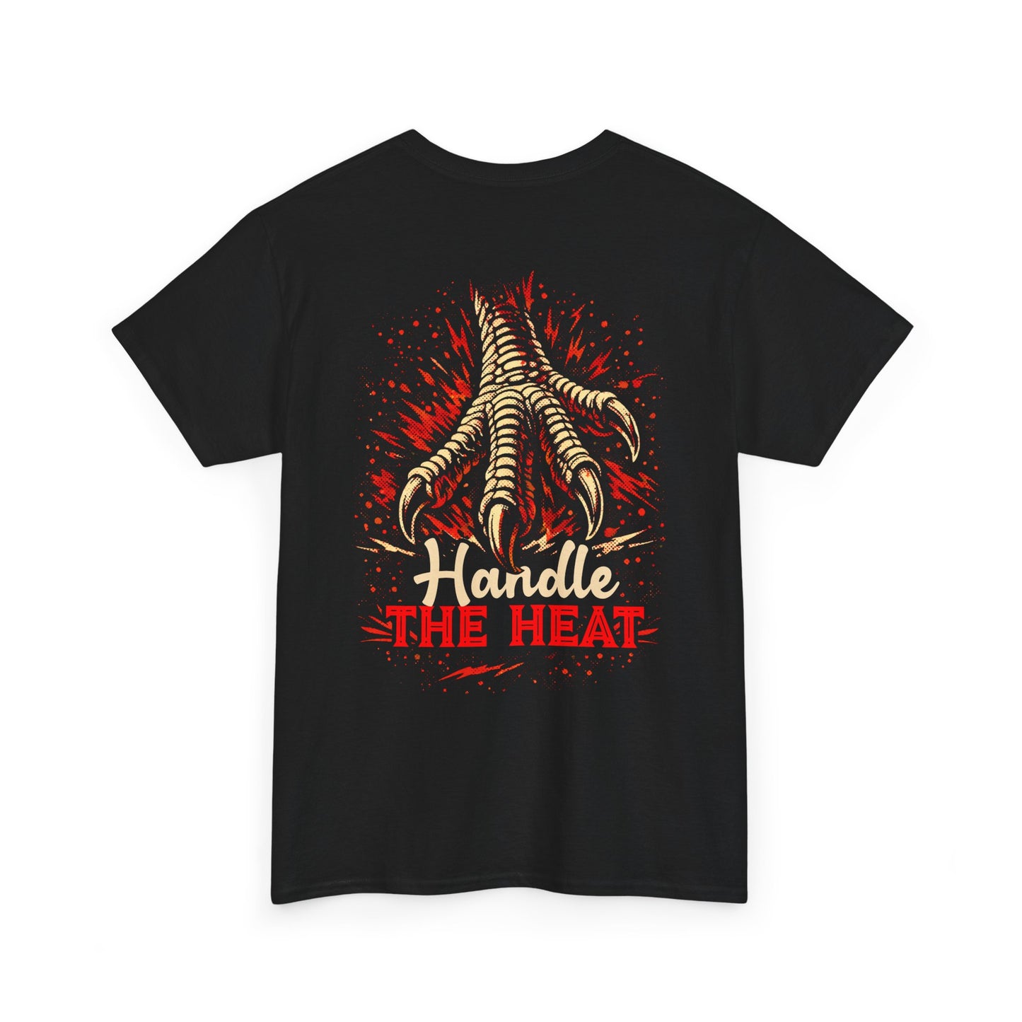 Printed Tee — "Handle The Heat" Foot