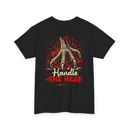 Printed Tee — "Handle The Heat" Foot