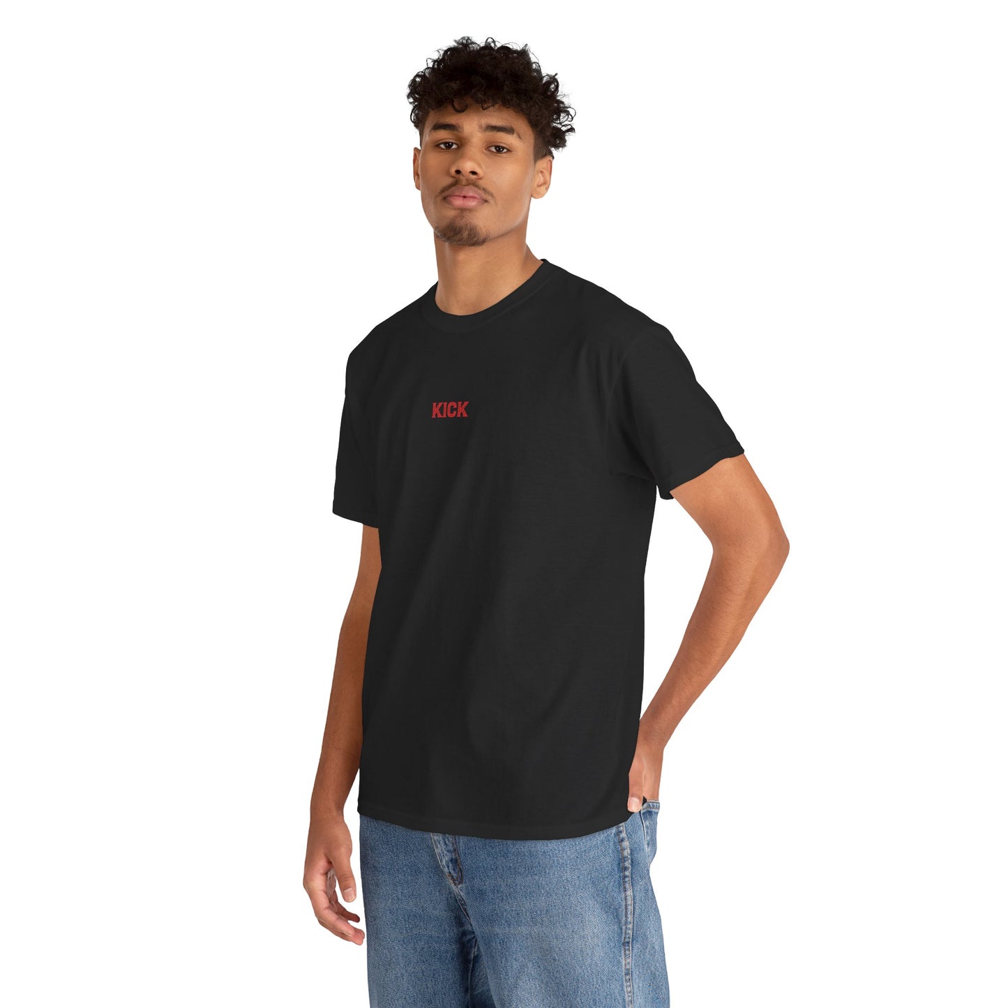 Printed Tee — "Built Different" Mascot