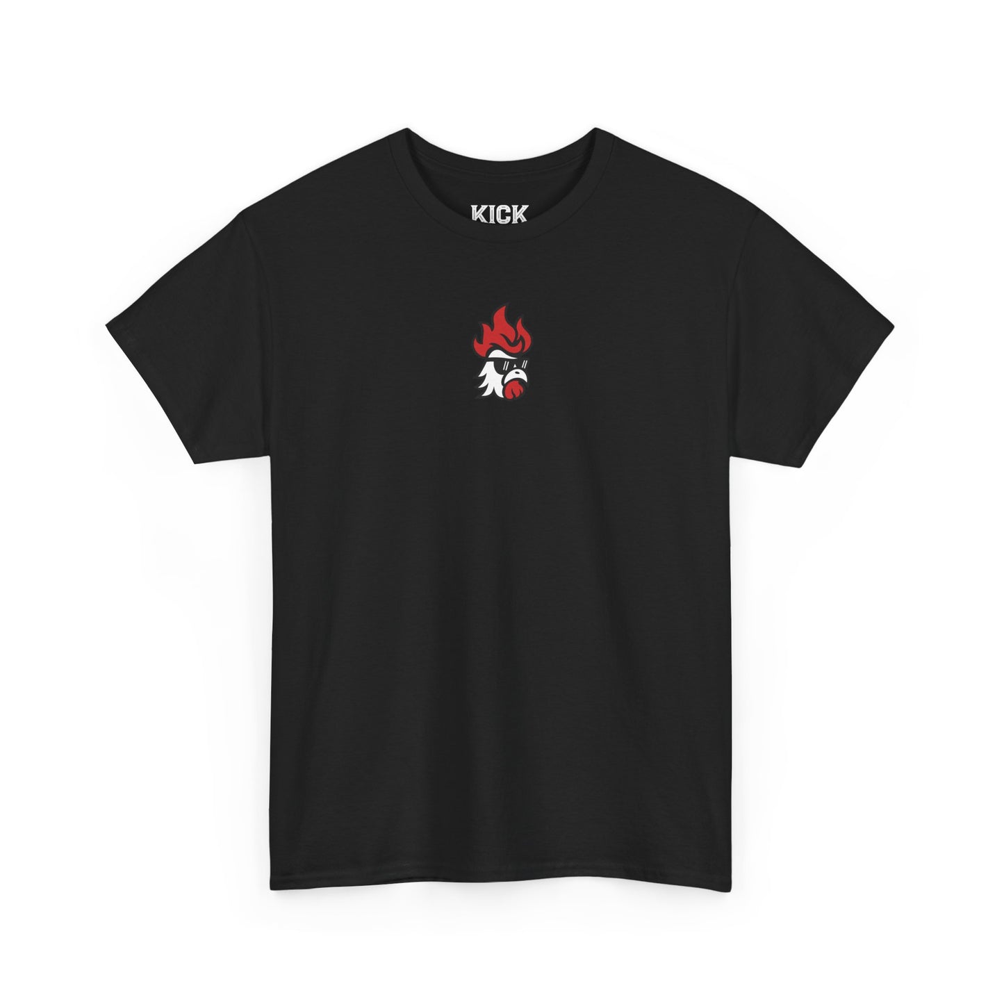 Printed Tee — "Feel The Kick" (Black)