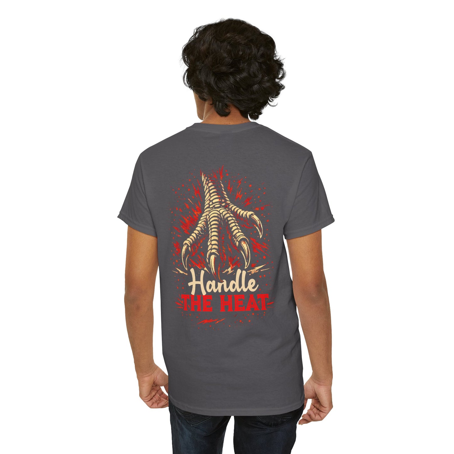 Printed Tee — "Handle The Heat" Foot
