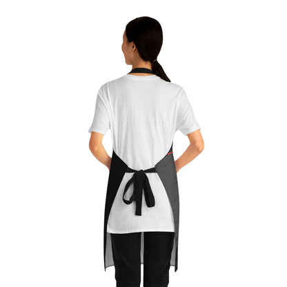 Printed Apron with Pockets — "Real Heat Only"