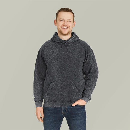 Unisex Mineral Wash Hoodie Design