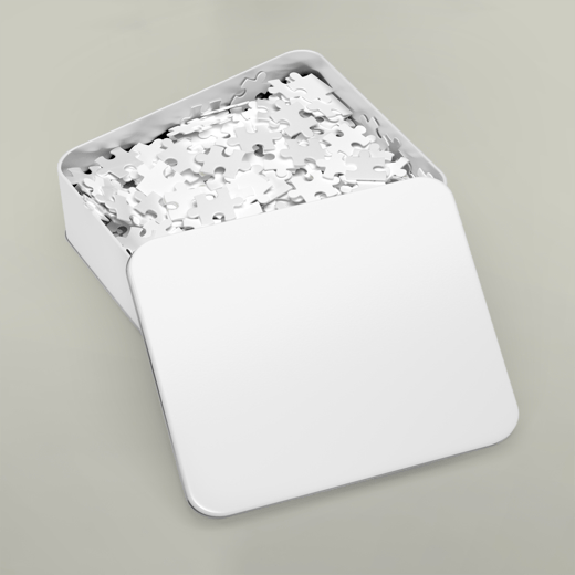 Jigsaw Puzzle with Tin Design