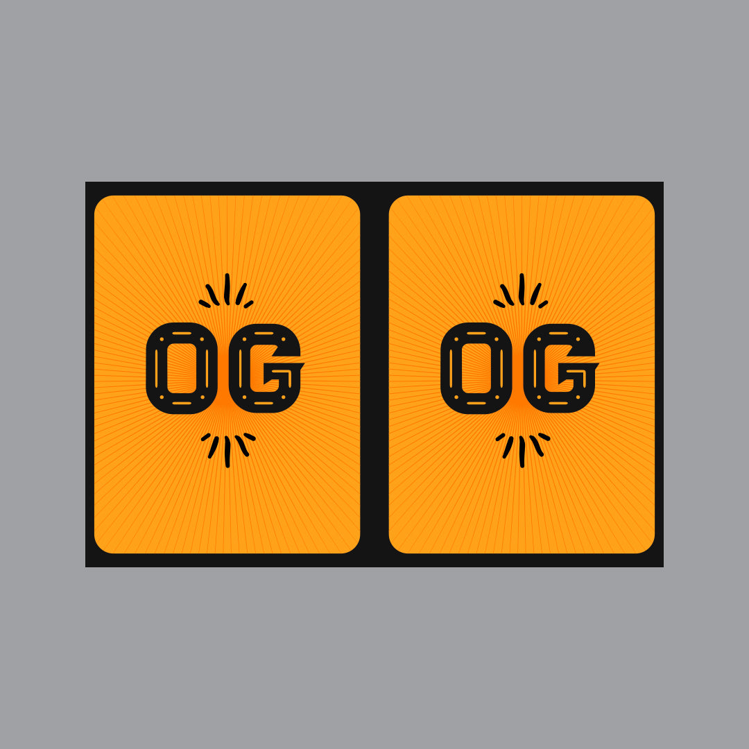 Burger Flag Stickers