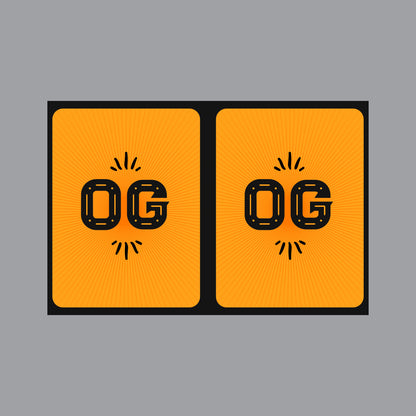Burger Flag Stickers