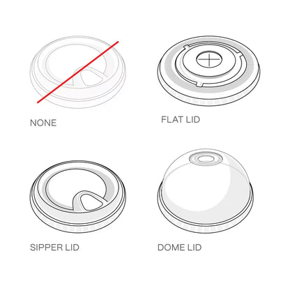 Custom Clear Plastic Cup Desgin