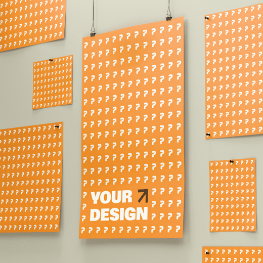 Matte Vertical Poster Design