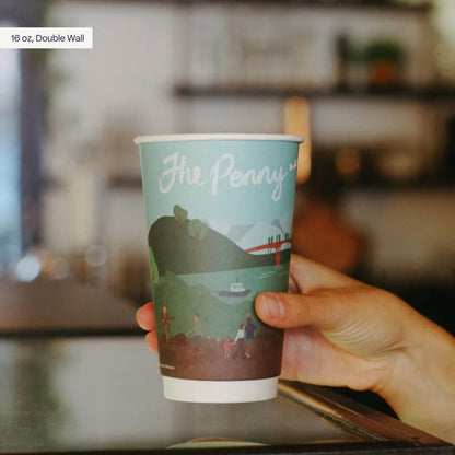 Custom Coffee Cups (Recyclable) Design