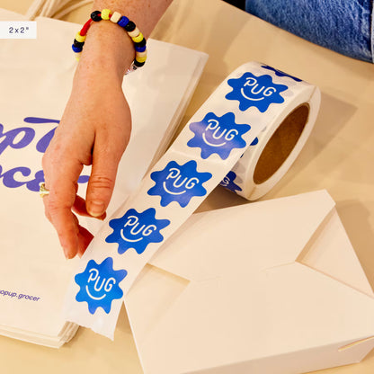 Custom Die Cut Sticker Roll Design