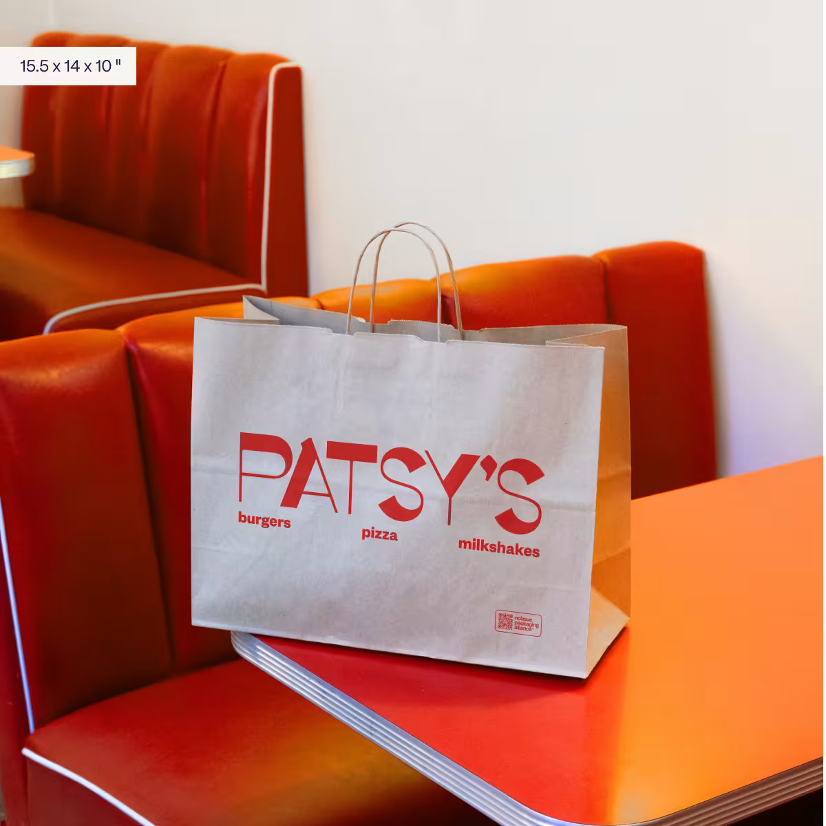 Custom Premium Takeout Bag Design