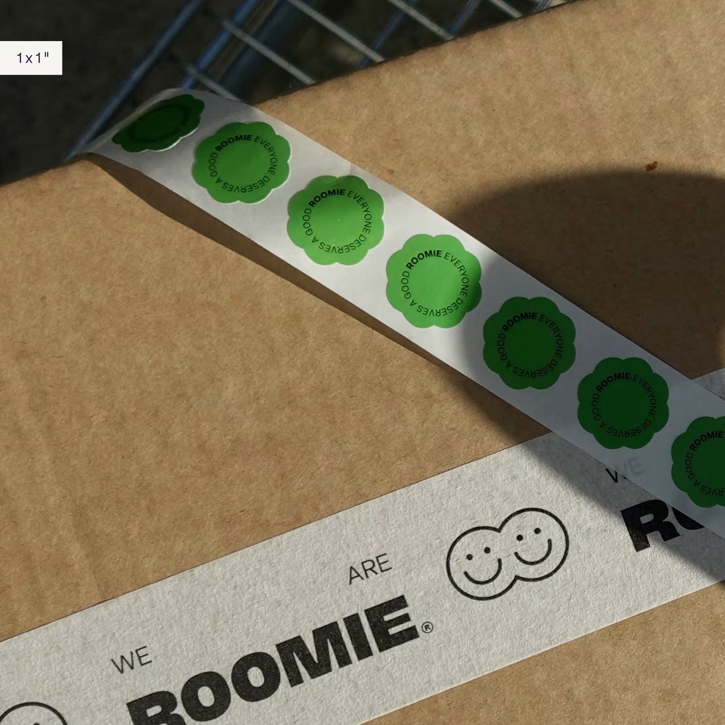 Custom Die Cut Sticker Roll Design