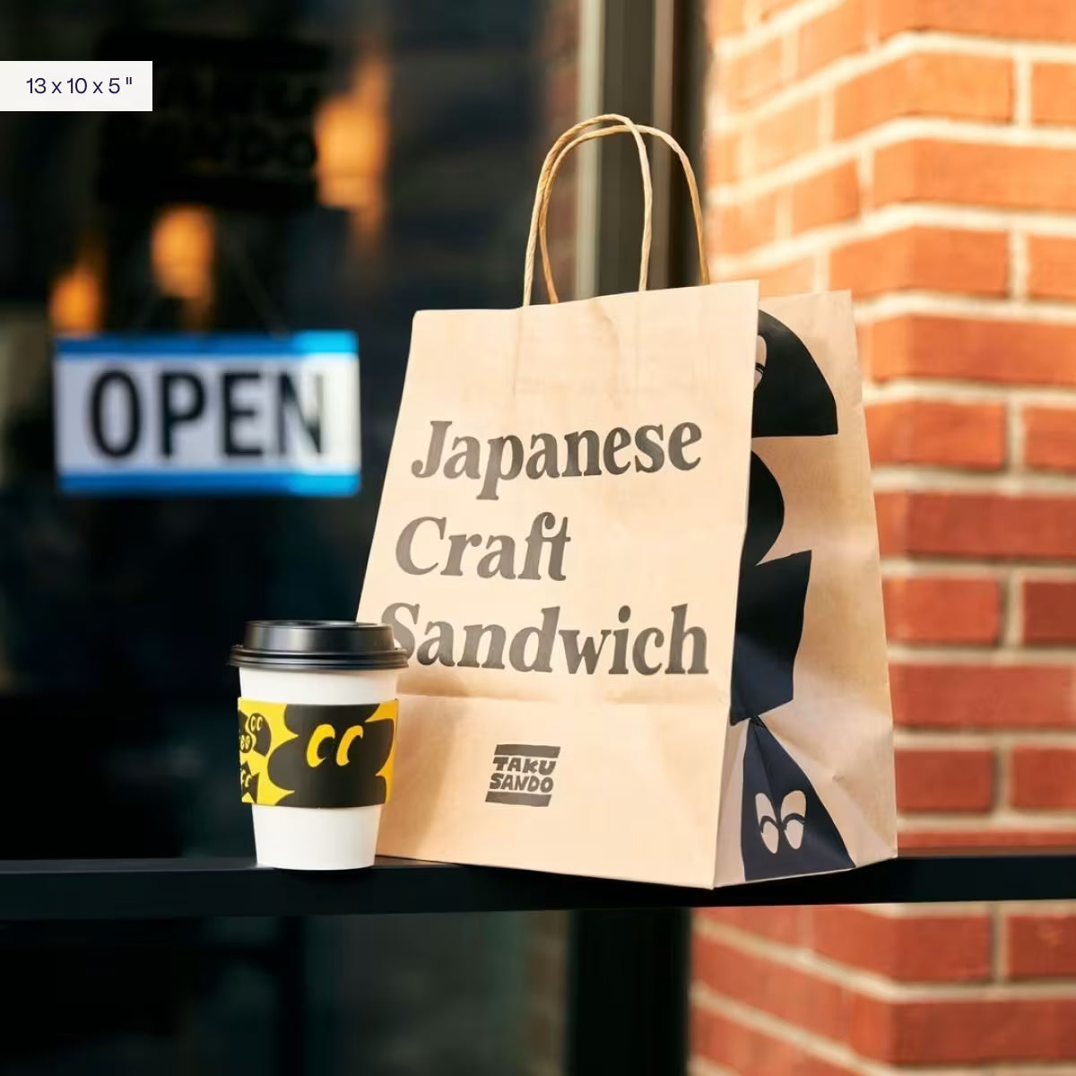 Custom Premium Takeout Bag Design