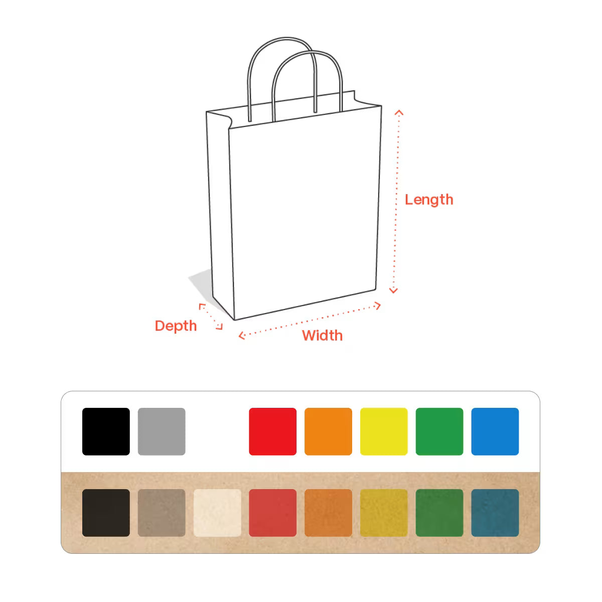 Custom Premium Takeout Bag Design