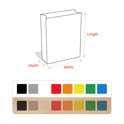 Custom Kraft SOS Bag Design