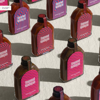 Custom Die Cut Sticker Roll Design