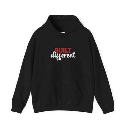 Printed Hoodie — 'Built Different'