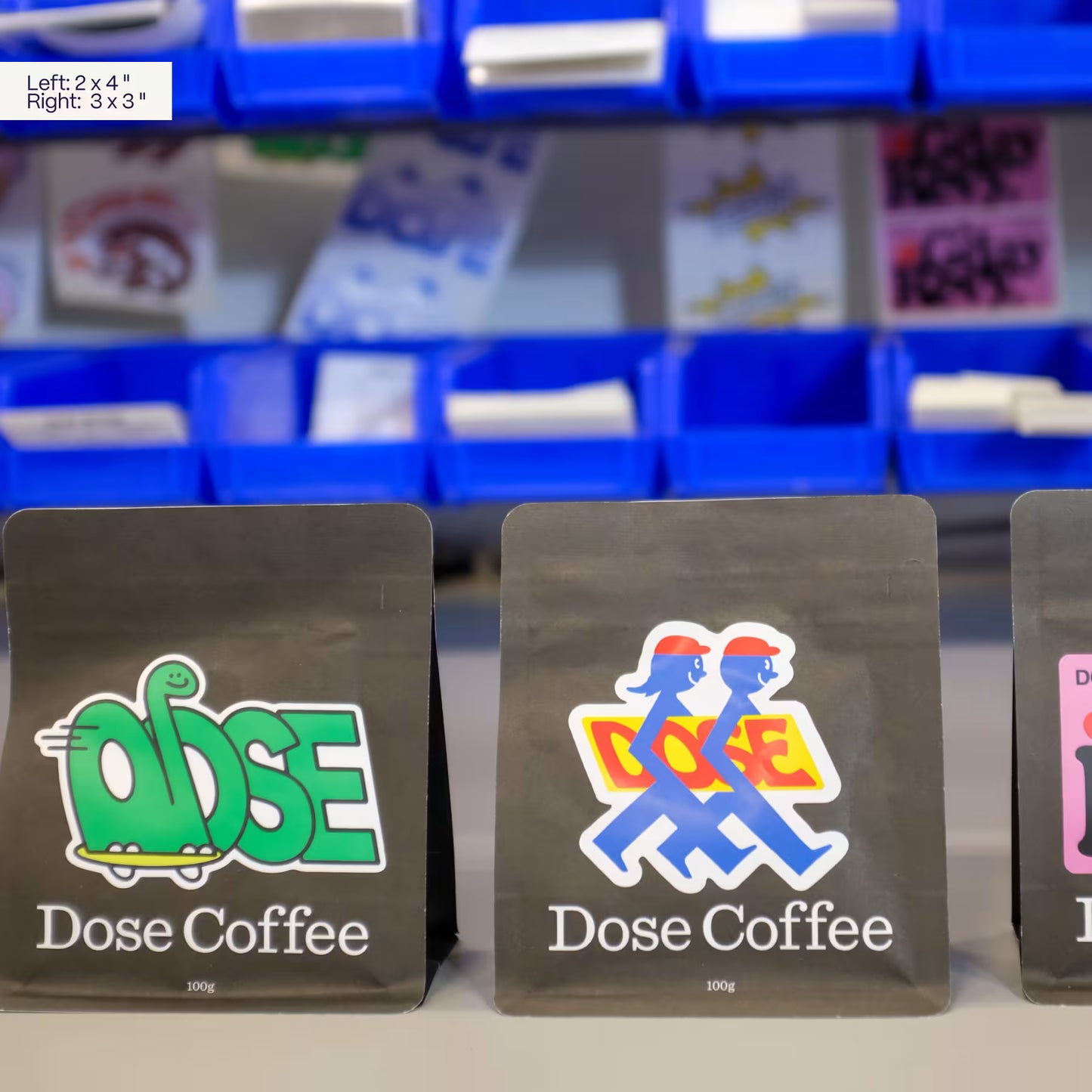 Custom Die Cut Sticker Roll Design